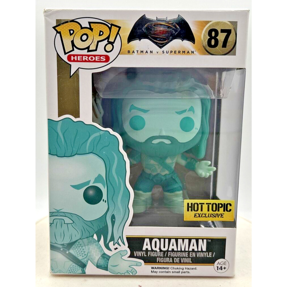 Funko Pop! Batman v Superman Aquaman Hot Topic Exclusive #87 F11
